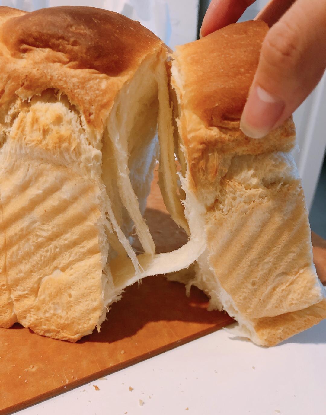 纯奶手撕吐司的做法 步骤1