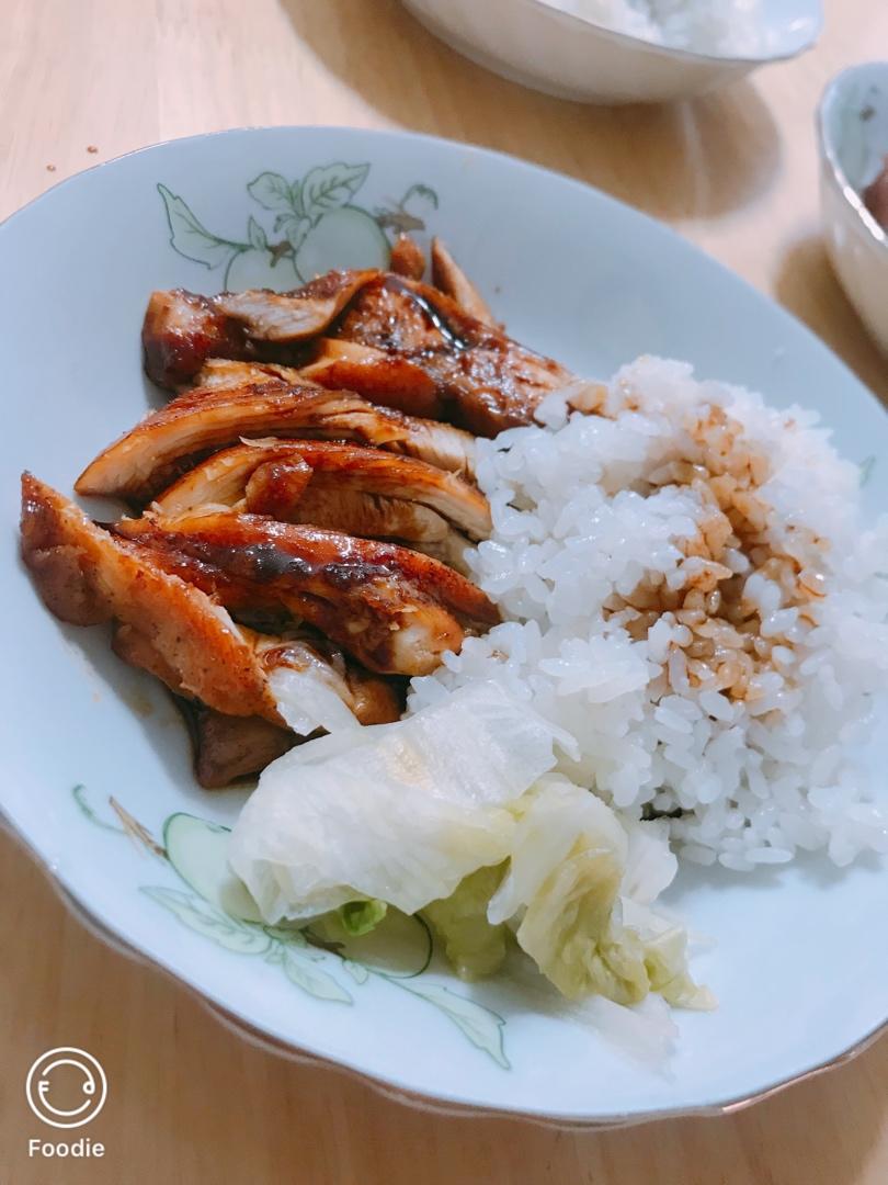 照烧鸡腿饭