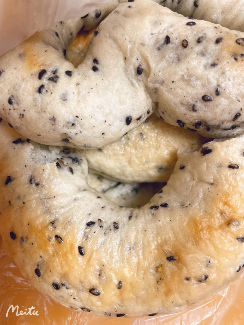 原味贝果🥯/黑芝麻贝果🥯