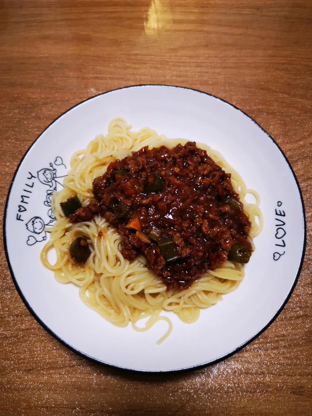 肉末炸酱面孩子天天想吃
