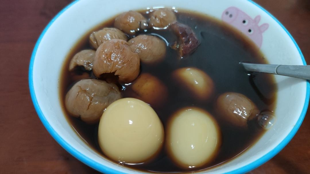 栗子红枣鸡蛋糖水