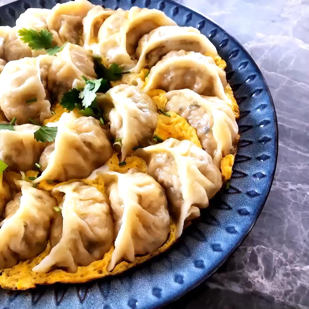 懒人快手抱蛋煎饺