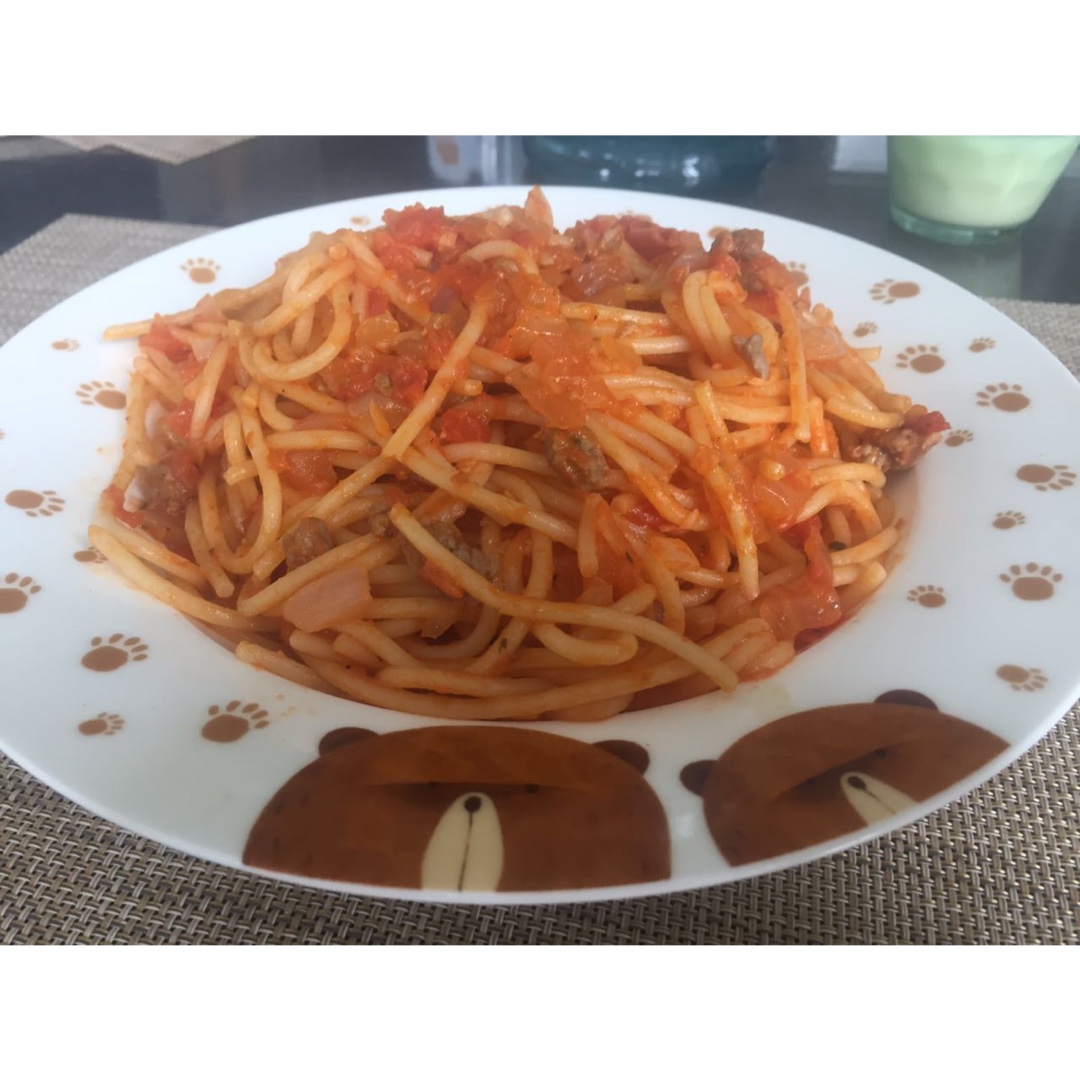 番茄肉酱意大利面