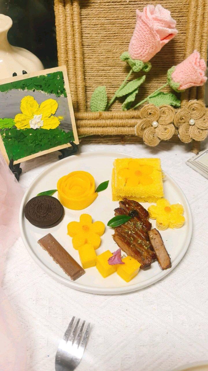 黄灿灿的芒果花