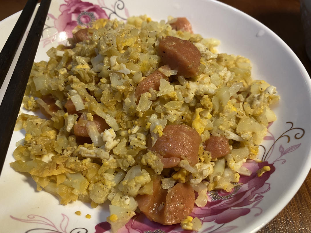 欧阳娜娜同款｜无米蛋炒饭，减肥妹子必学