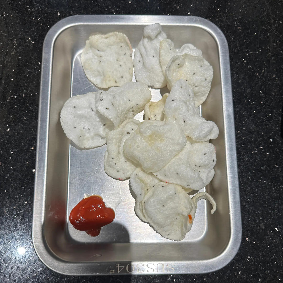 炸虾片，技巧篇（看视频）