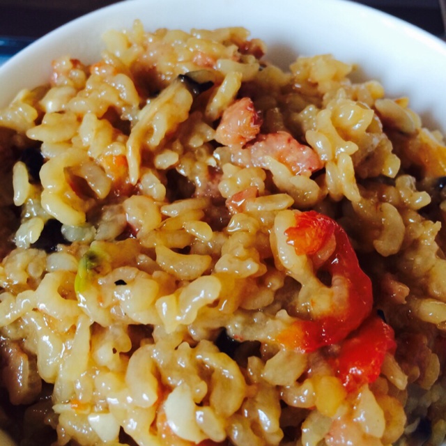 电饭锅版香菇腊肠饭