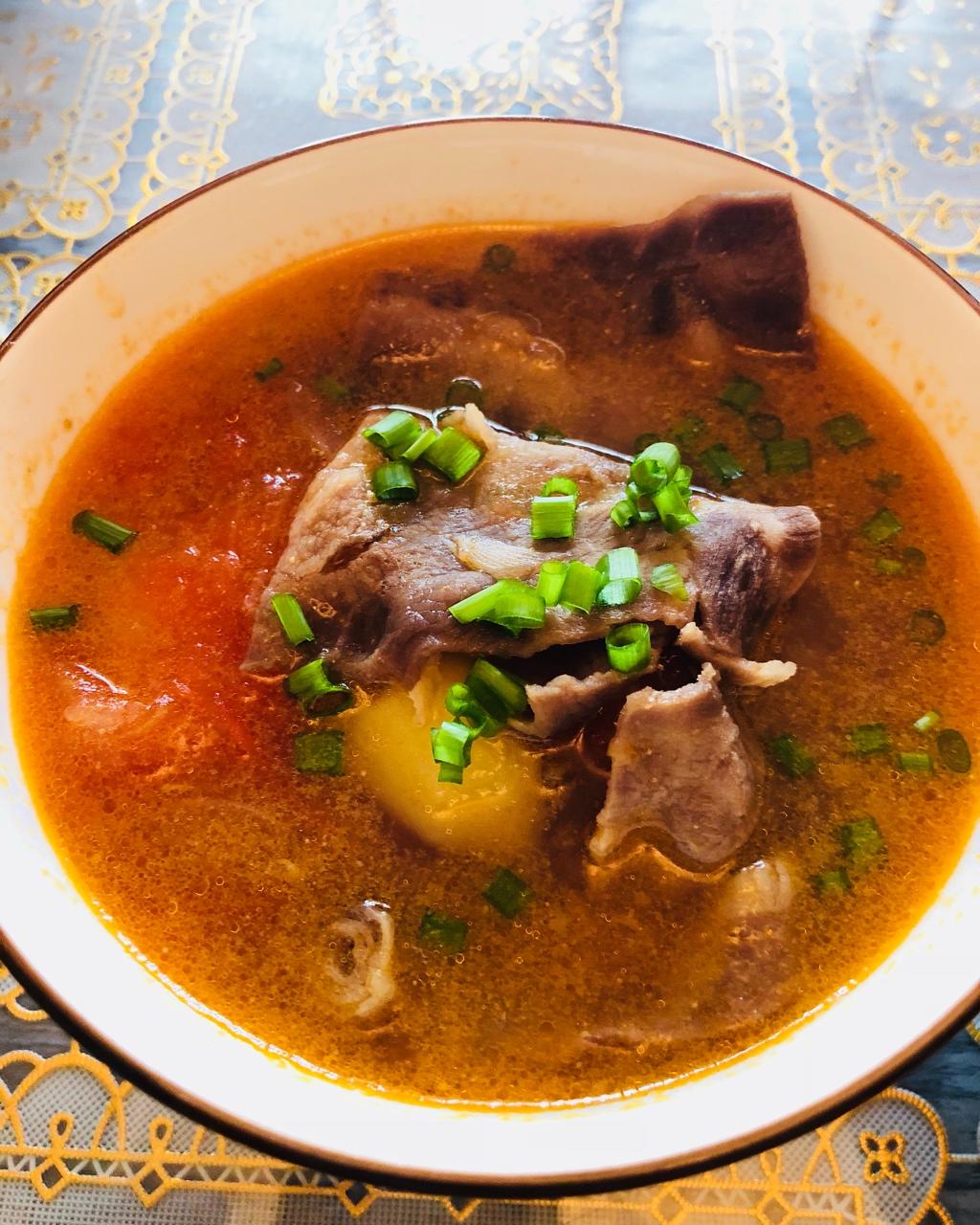 番茄土豆肥牛锅