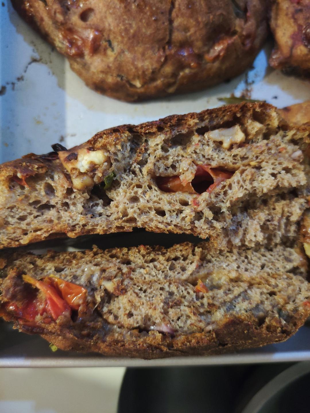 【ciabatta】家庭版恰巴塔，软乎乎的拖鞋面包