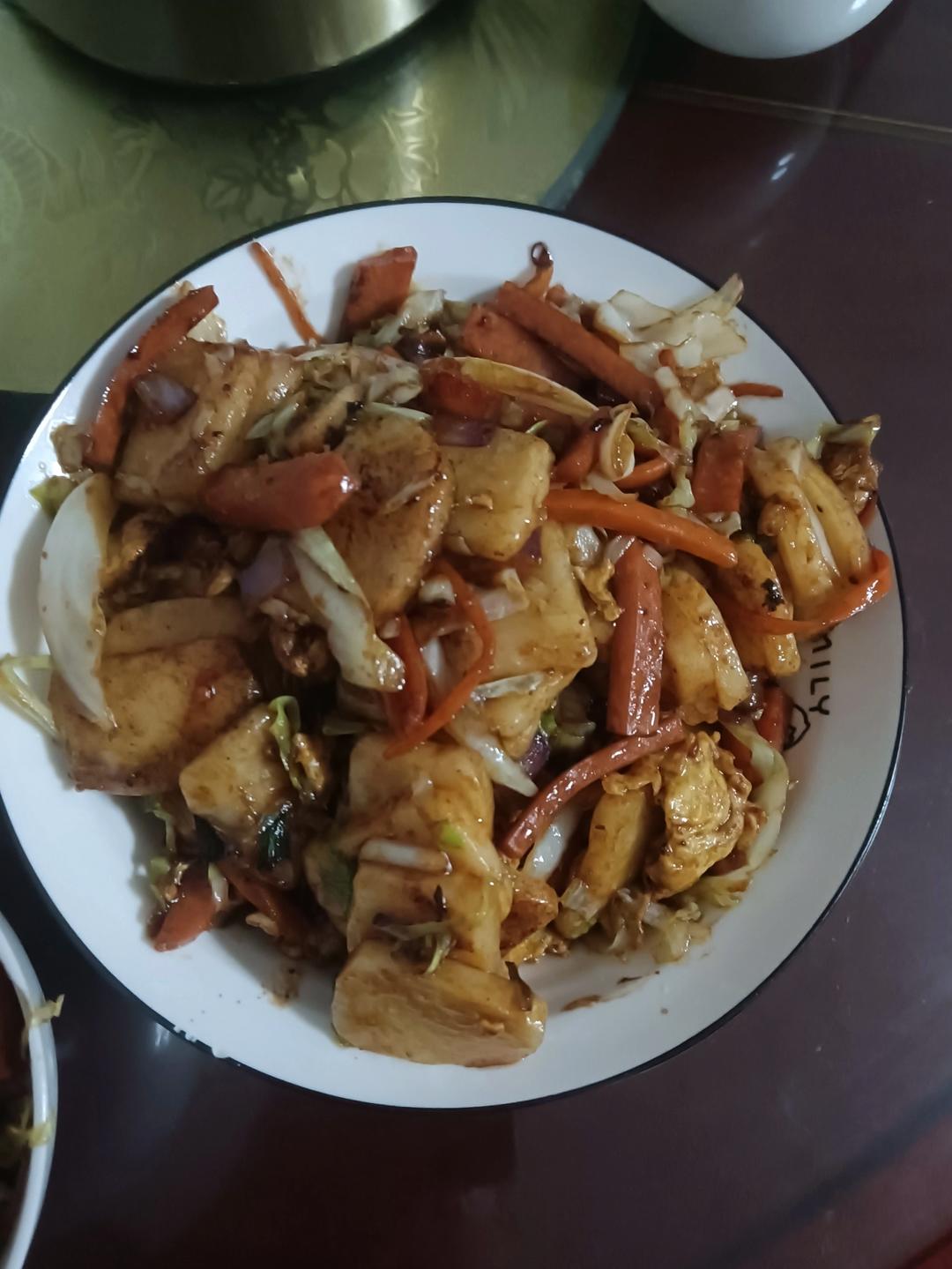 大排档风味炒年糕