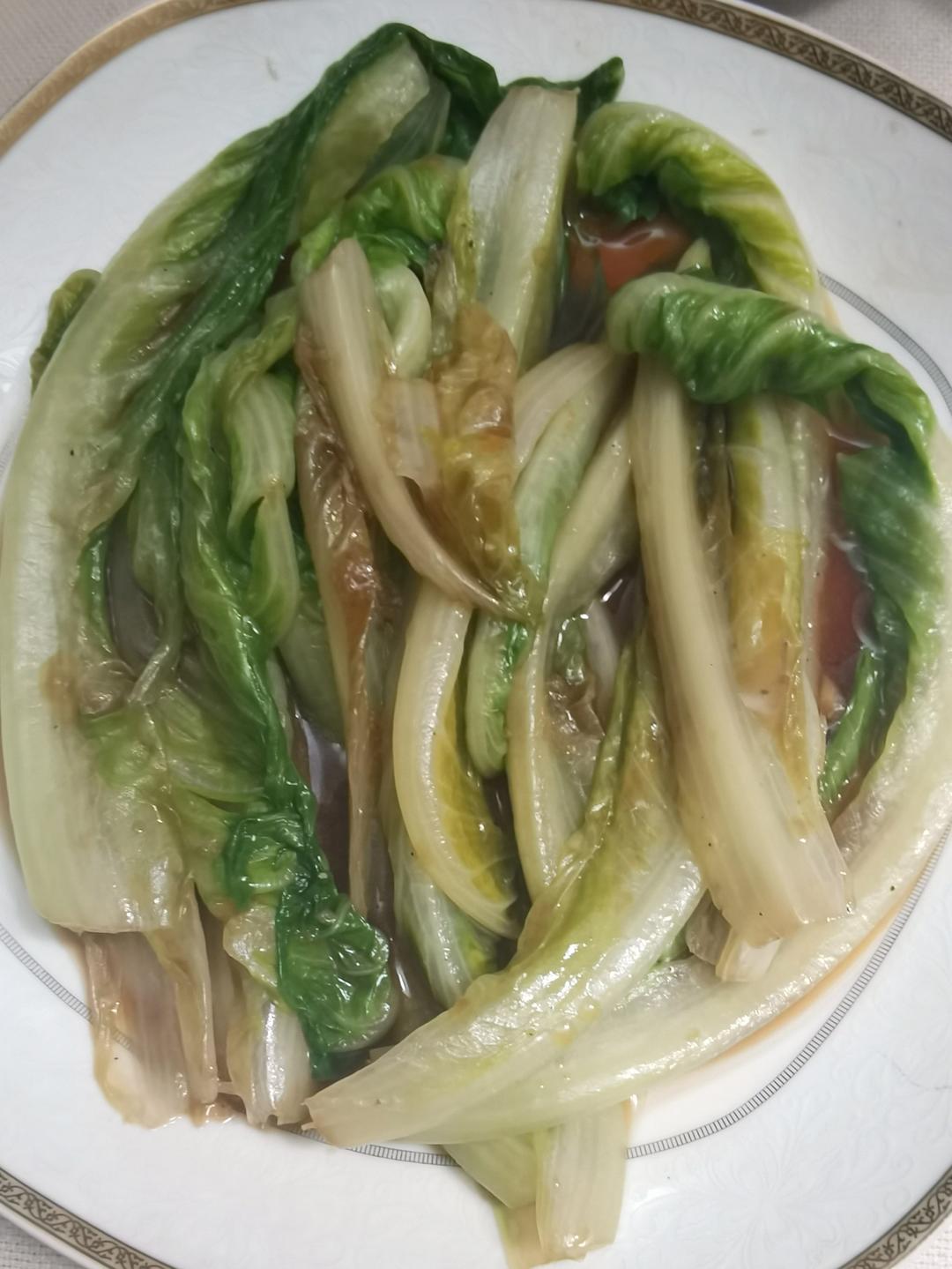 堪比饭店的白灼罗马生菜