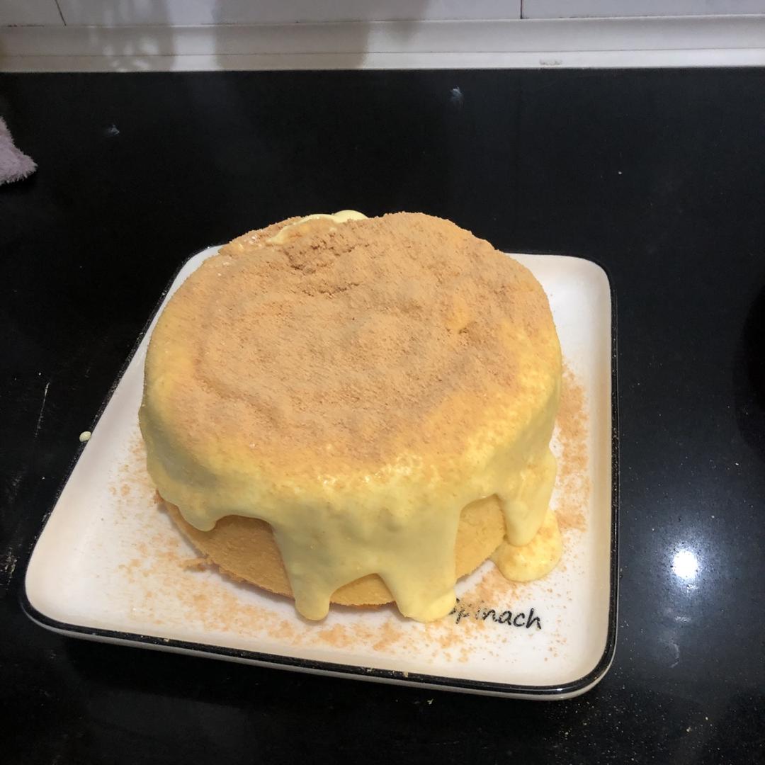 超好吃的豆乳爆浆蛋糕