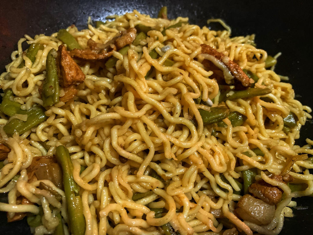 家常豆角焖面