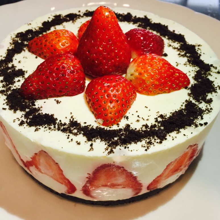 《Tinrry下午茶》教你做草莓芝士慕斯（6寸配方）