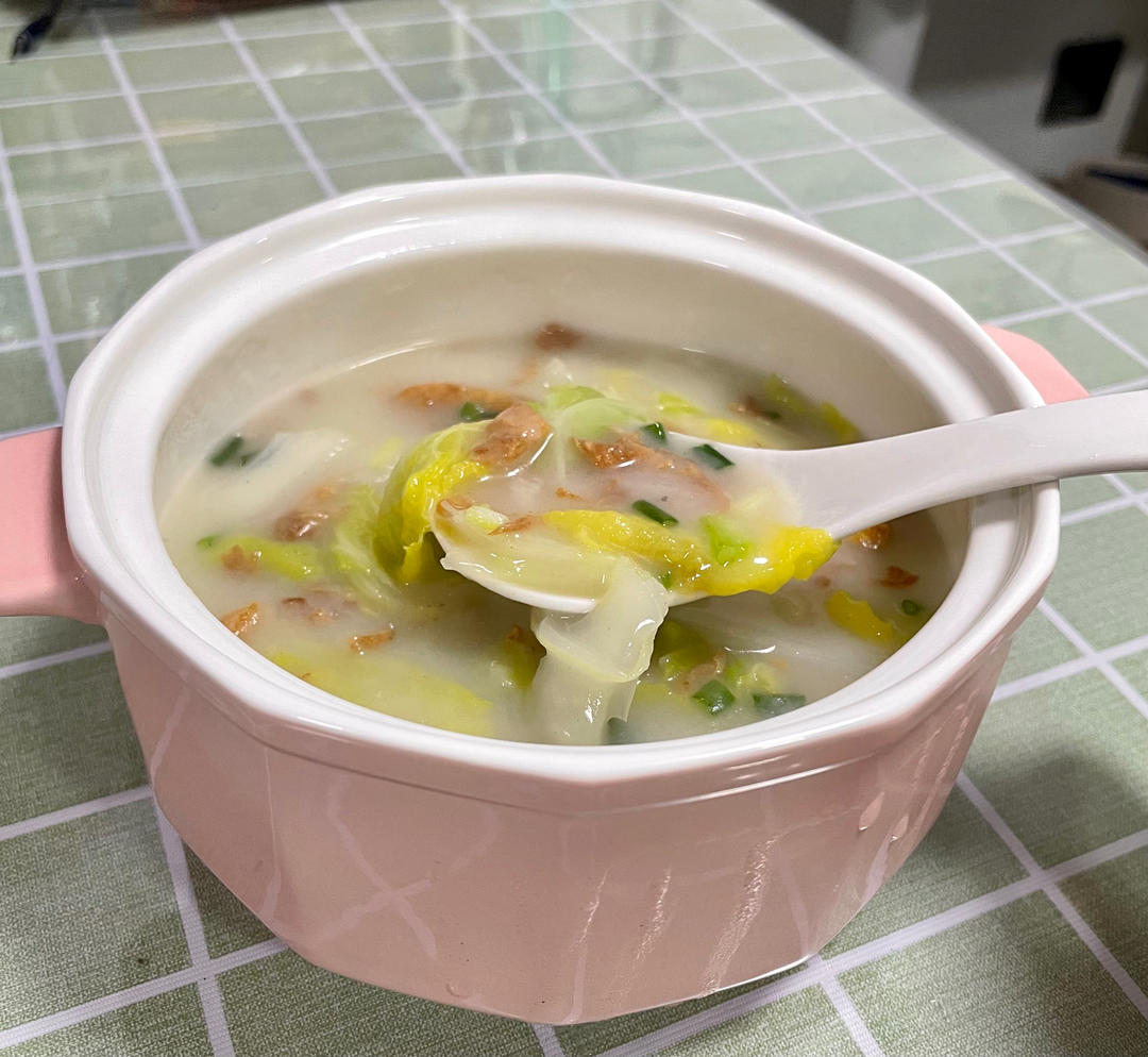 烂糊白菜鸡蛋汤