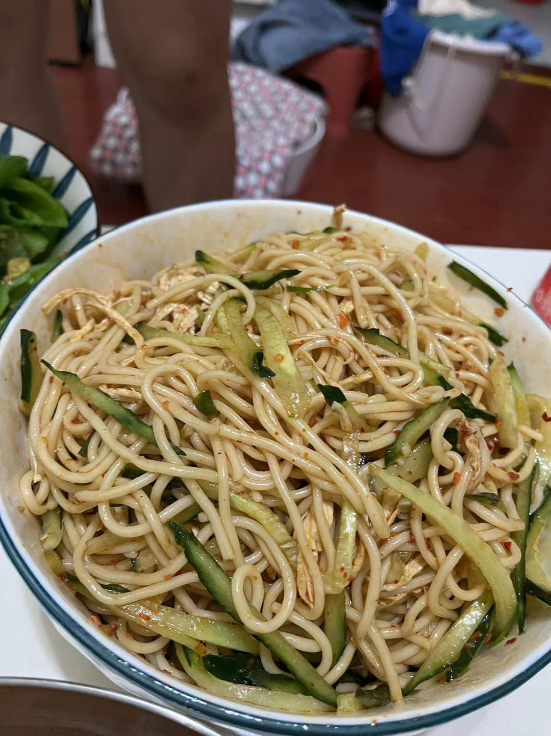 🥒鸡丝凉面