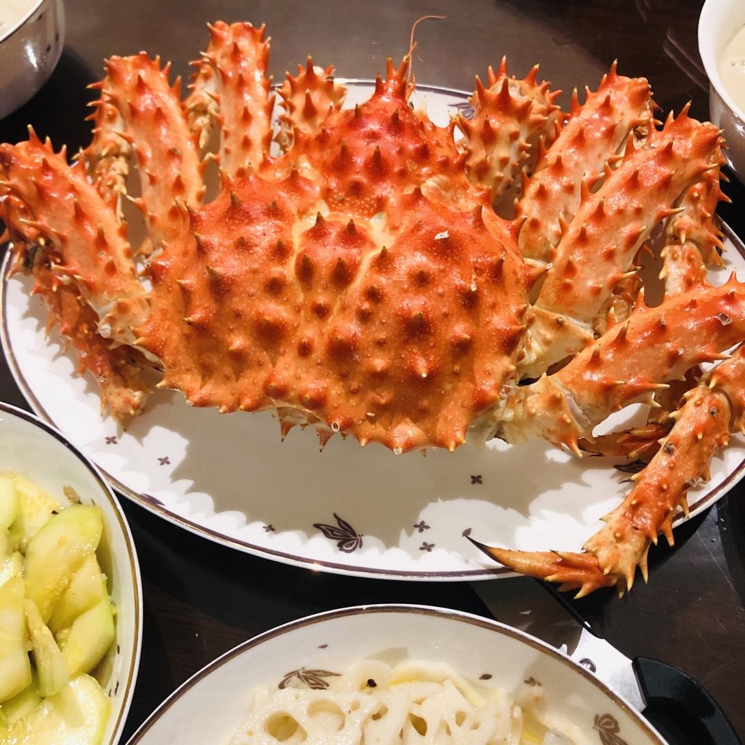 清蒸帝王蟹