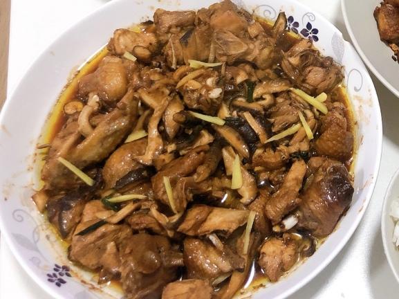香菇蒸滑鸡