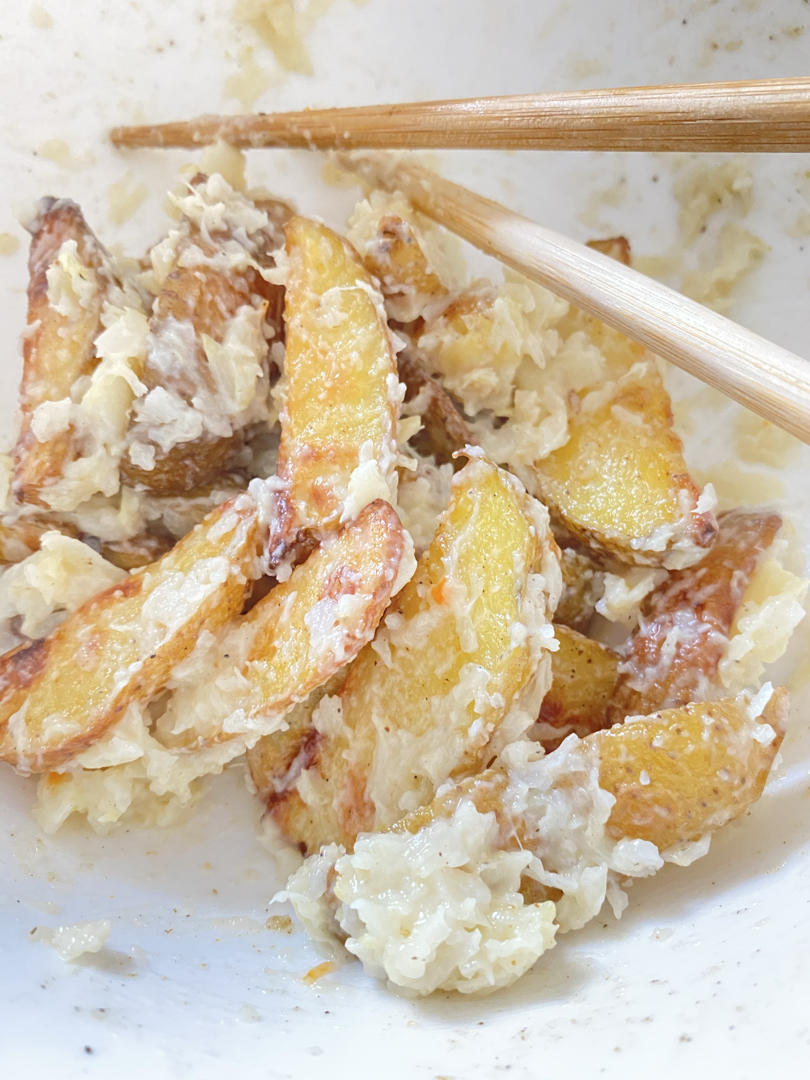 可以开店的蒜香薯角❗空气炸锅即可复制🎉