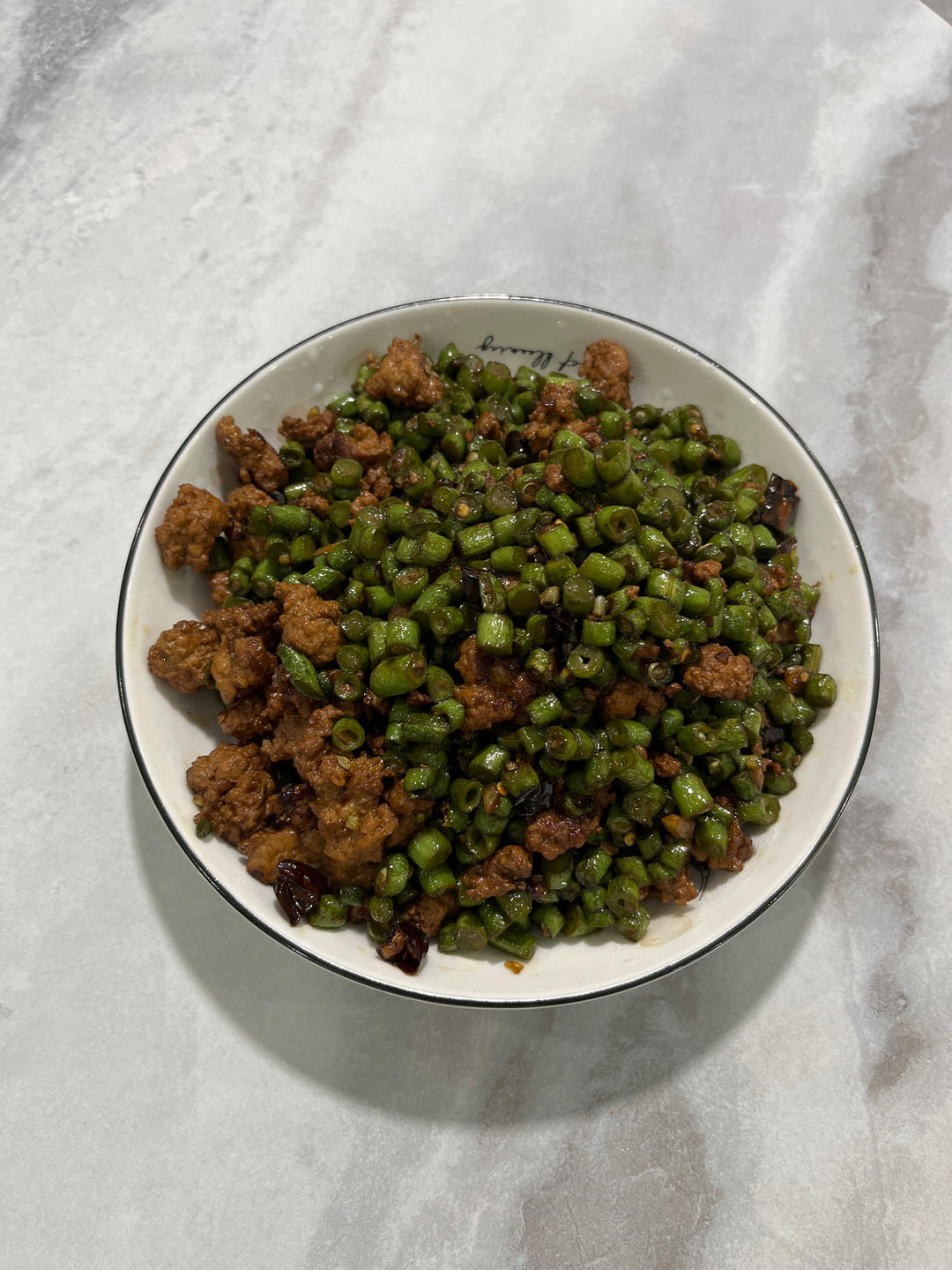 下饭菜:肉沫豆角