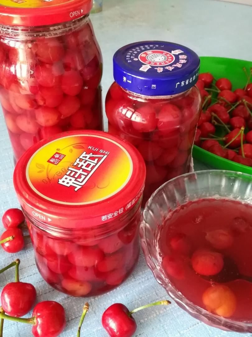 小妮gedn爱厨房做的樱桃罐头