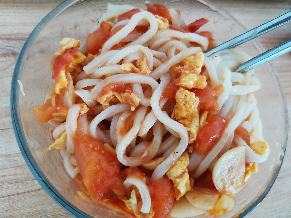 西红柿鸡蛋打卤面