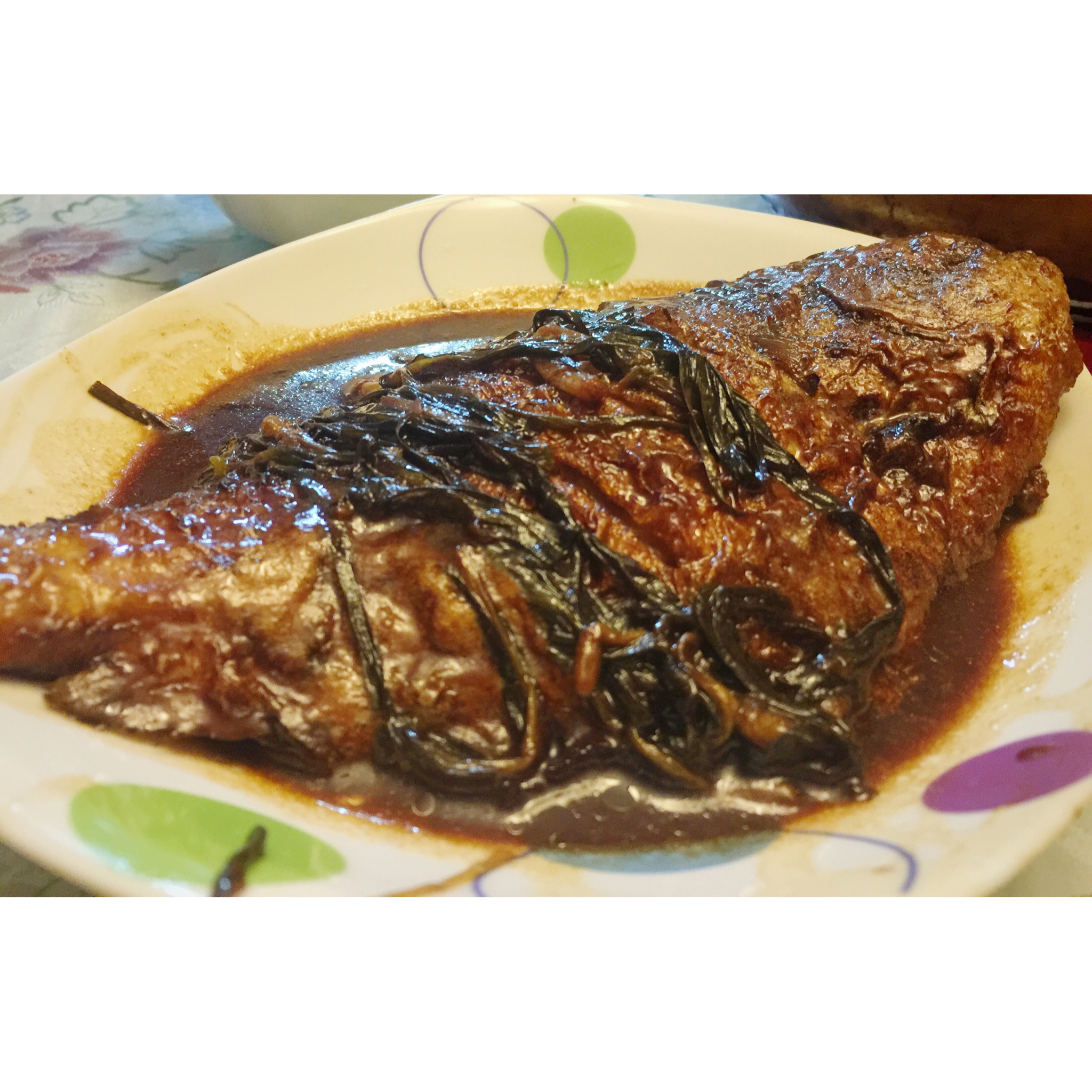 家常红烧鲳鱼