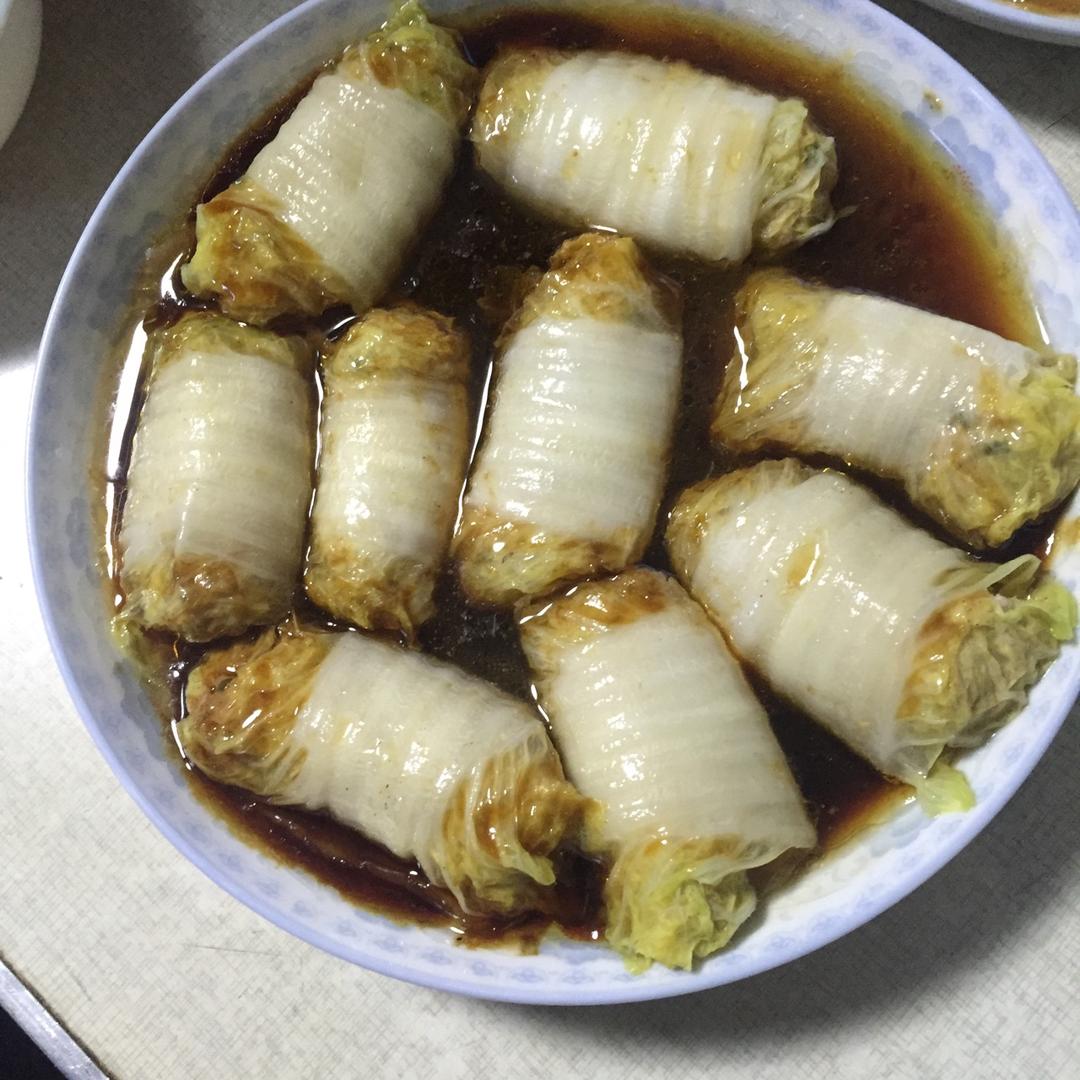 肉酿白菜卷