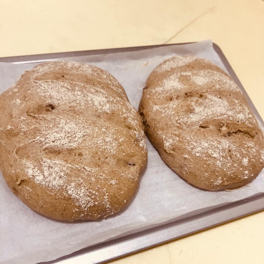 全麦核桃包～软欧包