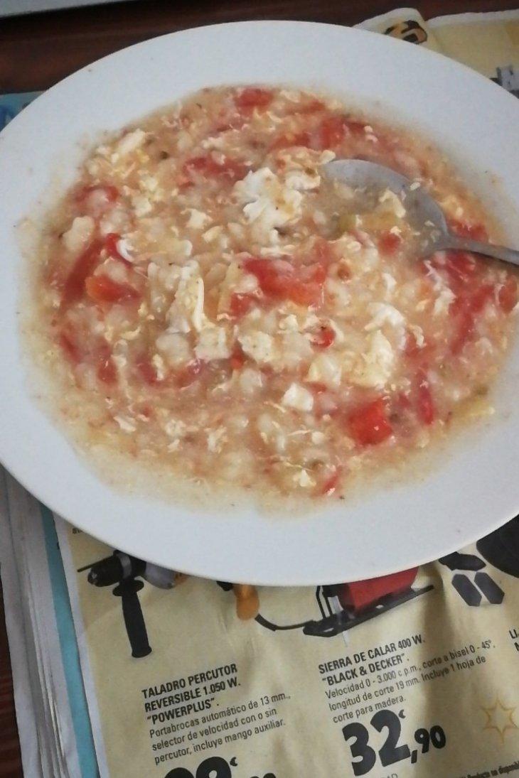 西红柿鸡蛋疙瘩汤