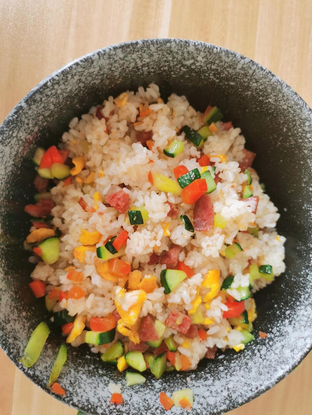 极速粒粒分明蛋炒饭