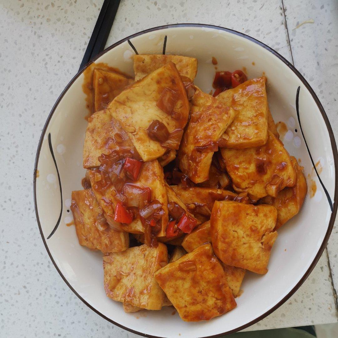 蒜香煎豆腐 炒鸡无敌美味