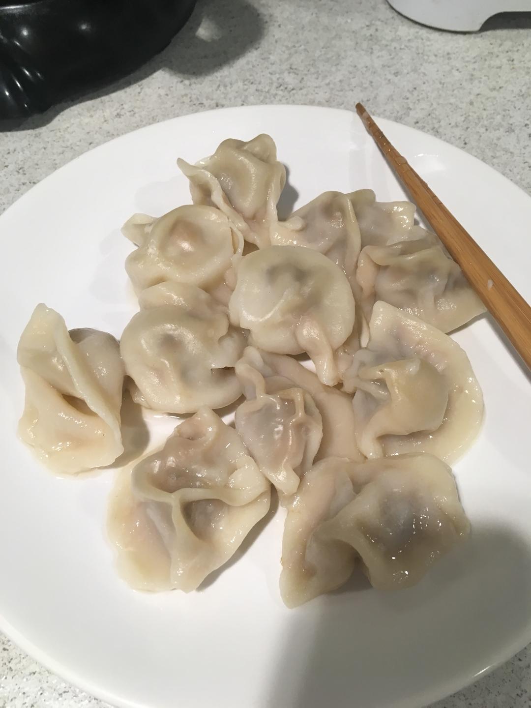 快手微波炉煮饺子馄饨（适合出国党）的做法