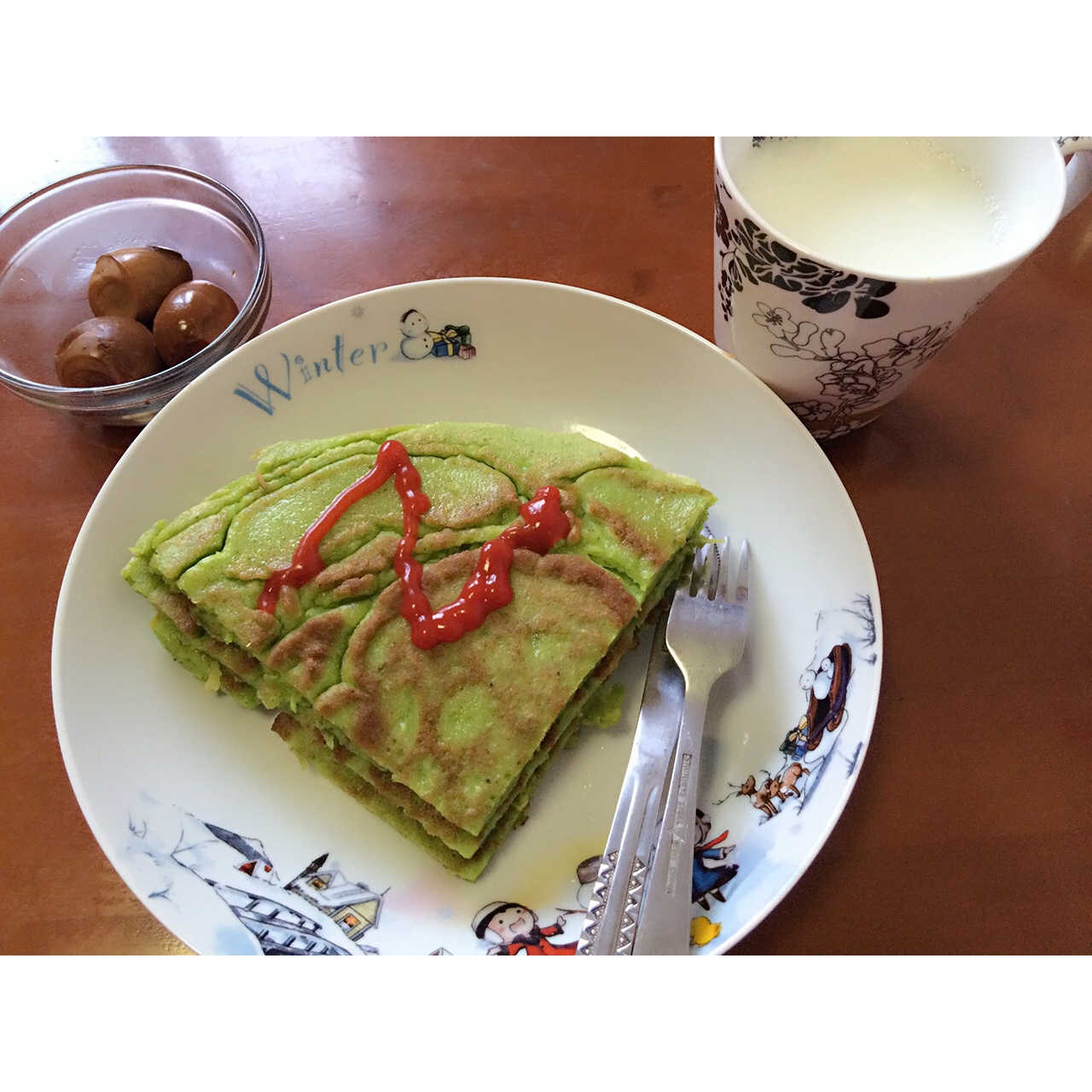 黄瓜鸡蛋饼