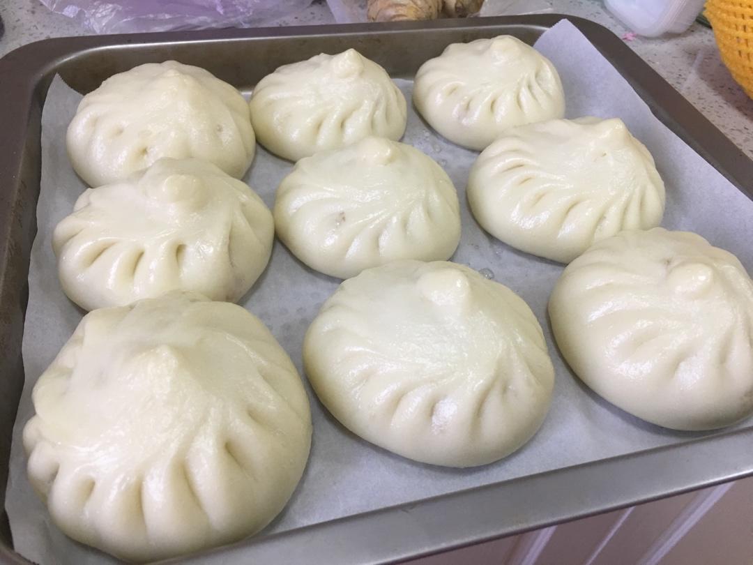猪肉包子（附视频。一次性发酵。）
