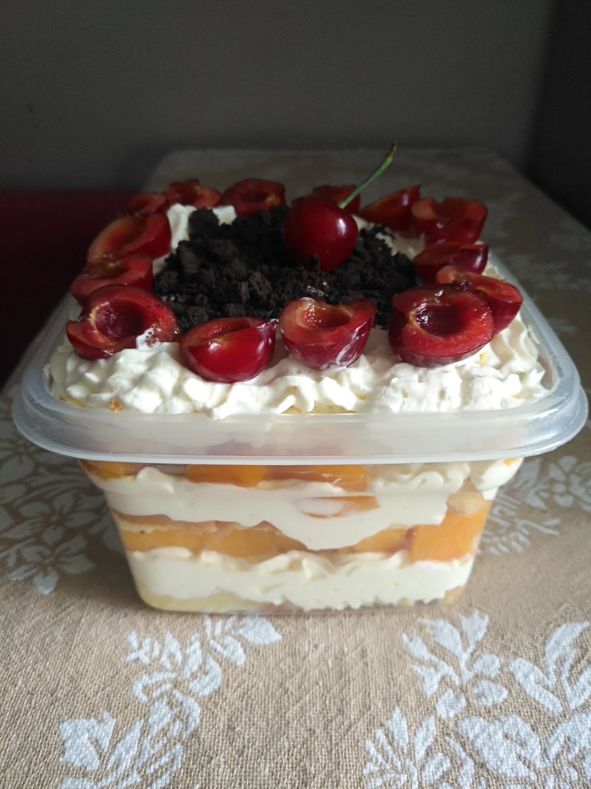 水果盒子蛋糕（低糖低油版）