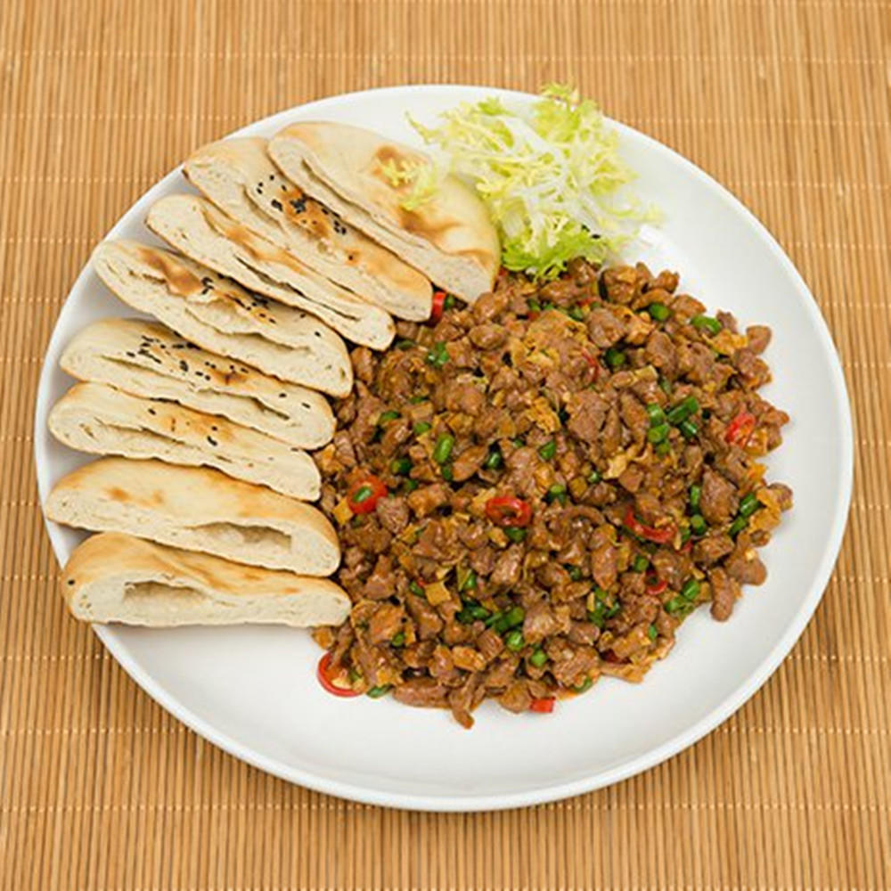 蜗牛大蔬-羊肉夹馍的做法