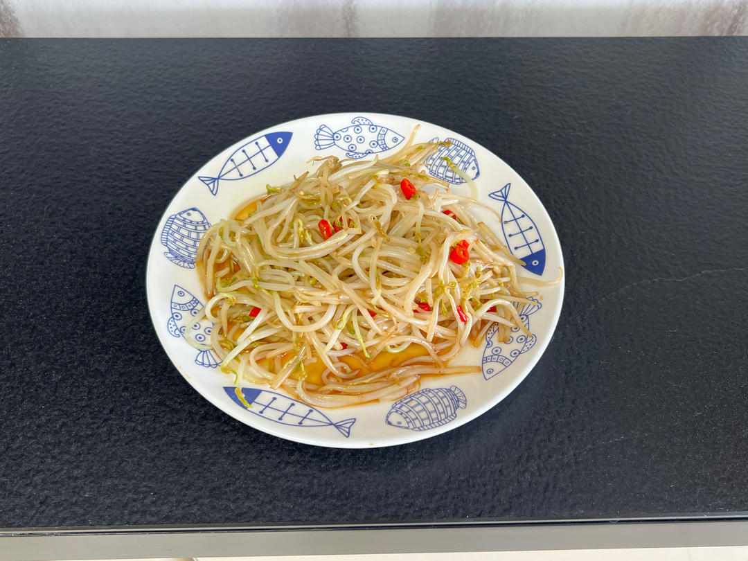 家常炒豆芽