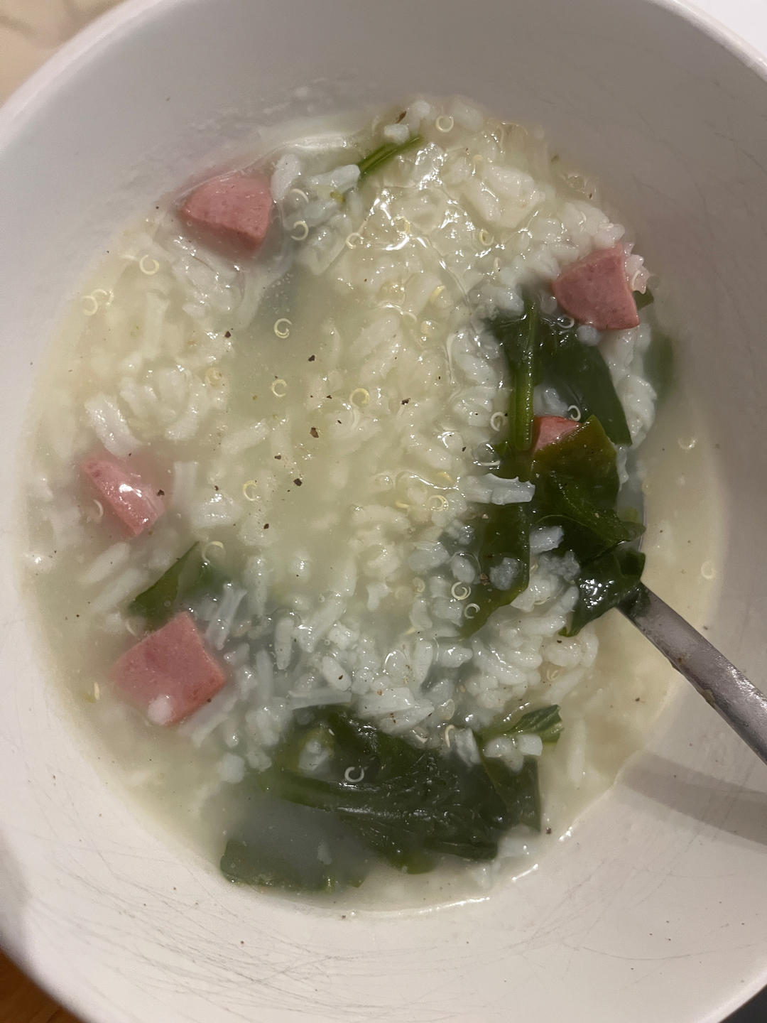 【素食】菠菜粥