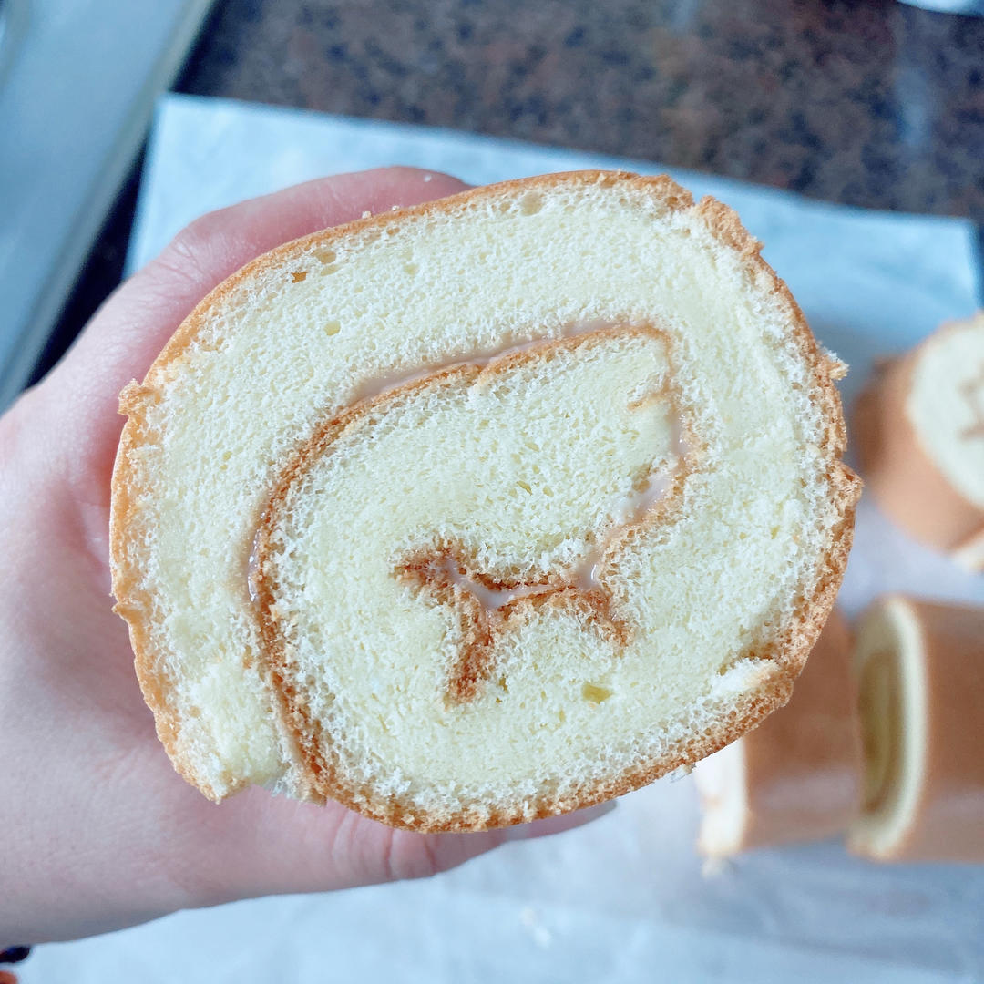 漂亮的虎皮蛋糕卷