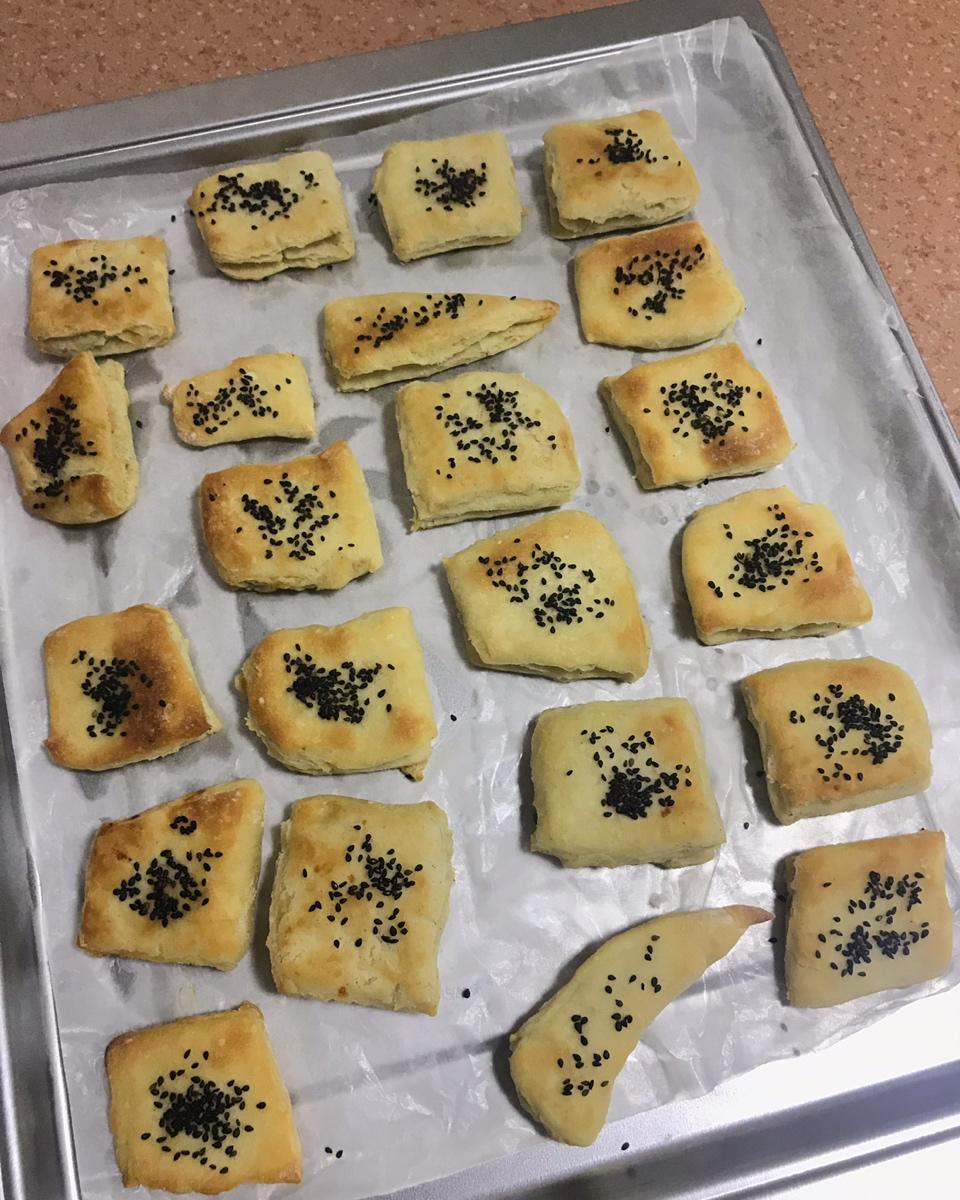 椒盐发面千层饼