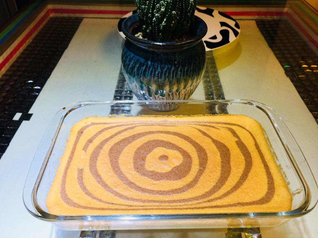 斑马纹酸奶蛋糕