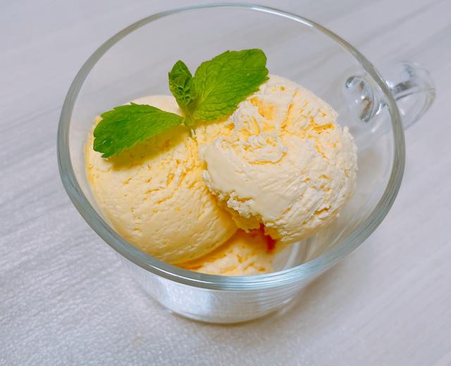 芒果淡奶油冰激凌的做法