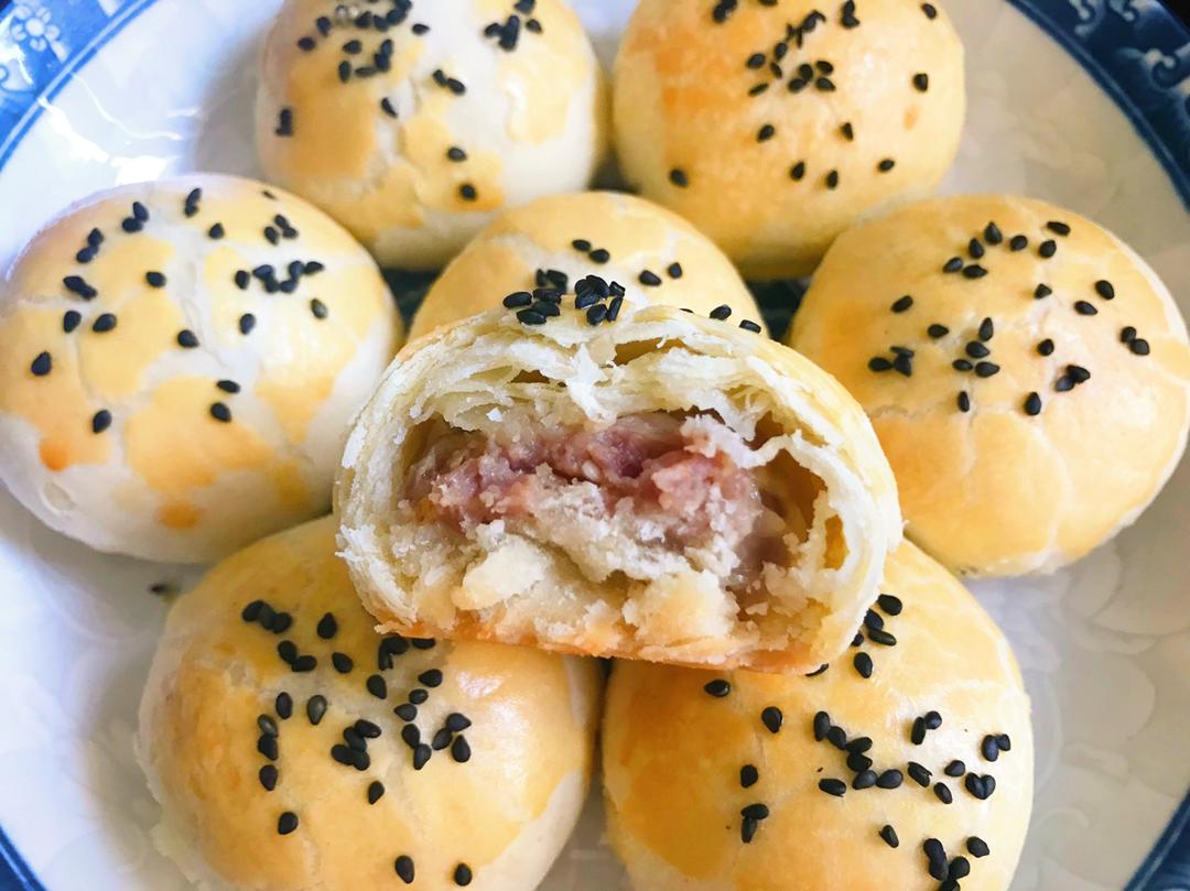泳式鲜肉榨菜月饼