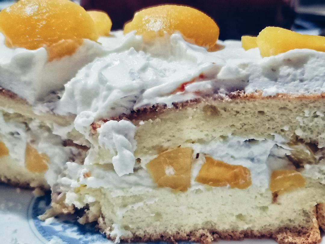 【Cindy极简】六寸戚风奶油蛋糕