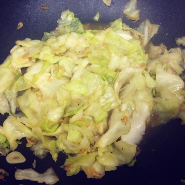 虾米炒白菜
