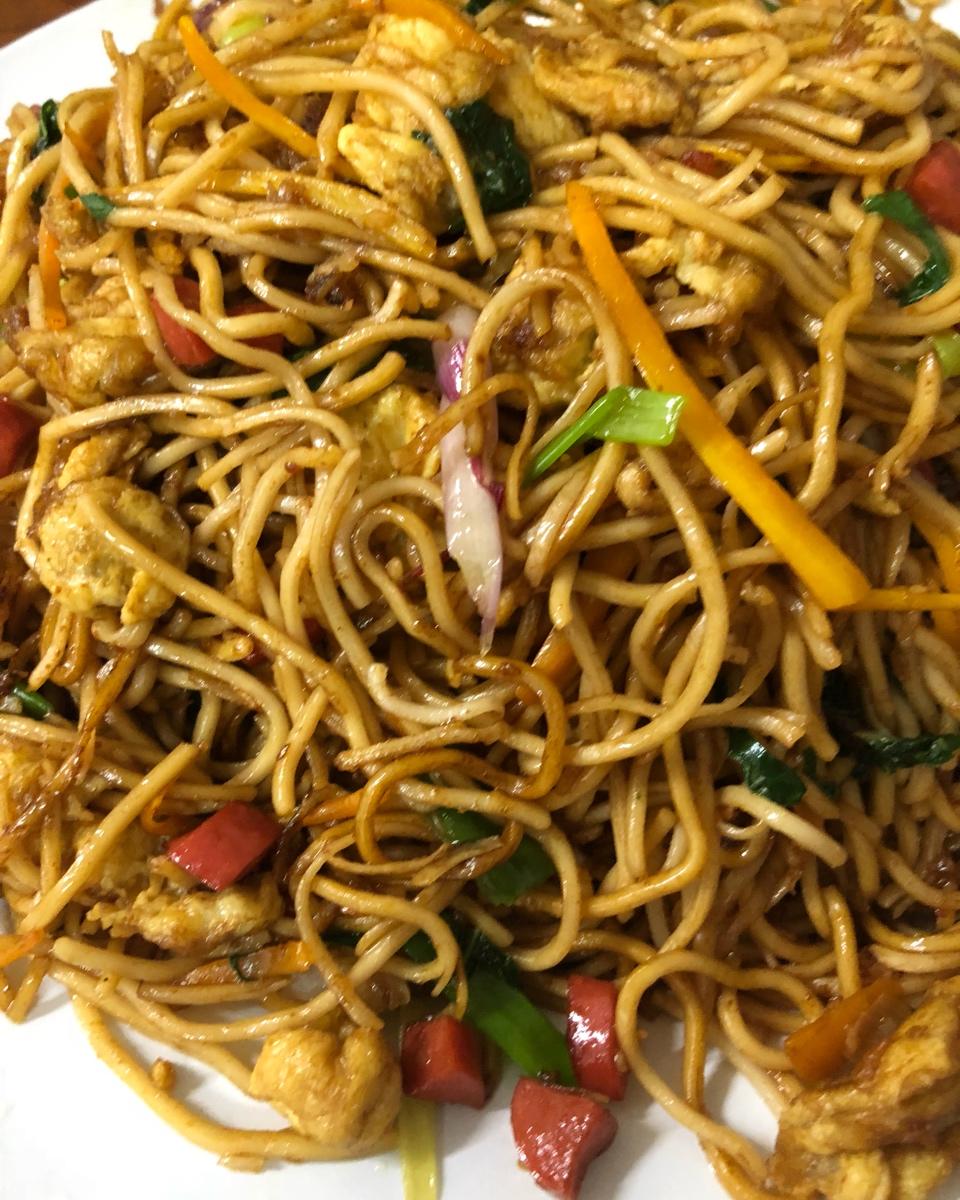 姗姗v做的家常炒面