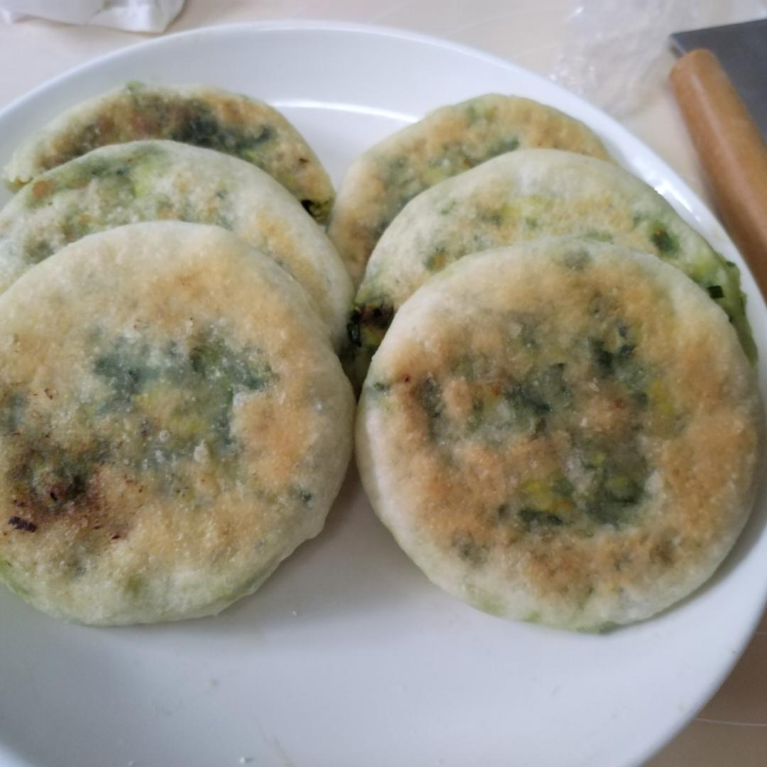 懒人版葱香发面饼 要多软有多软 零失败的方子 附细节视频详解