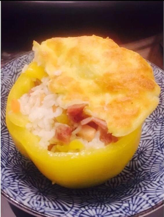 柿子椒焗饭