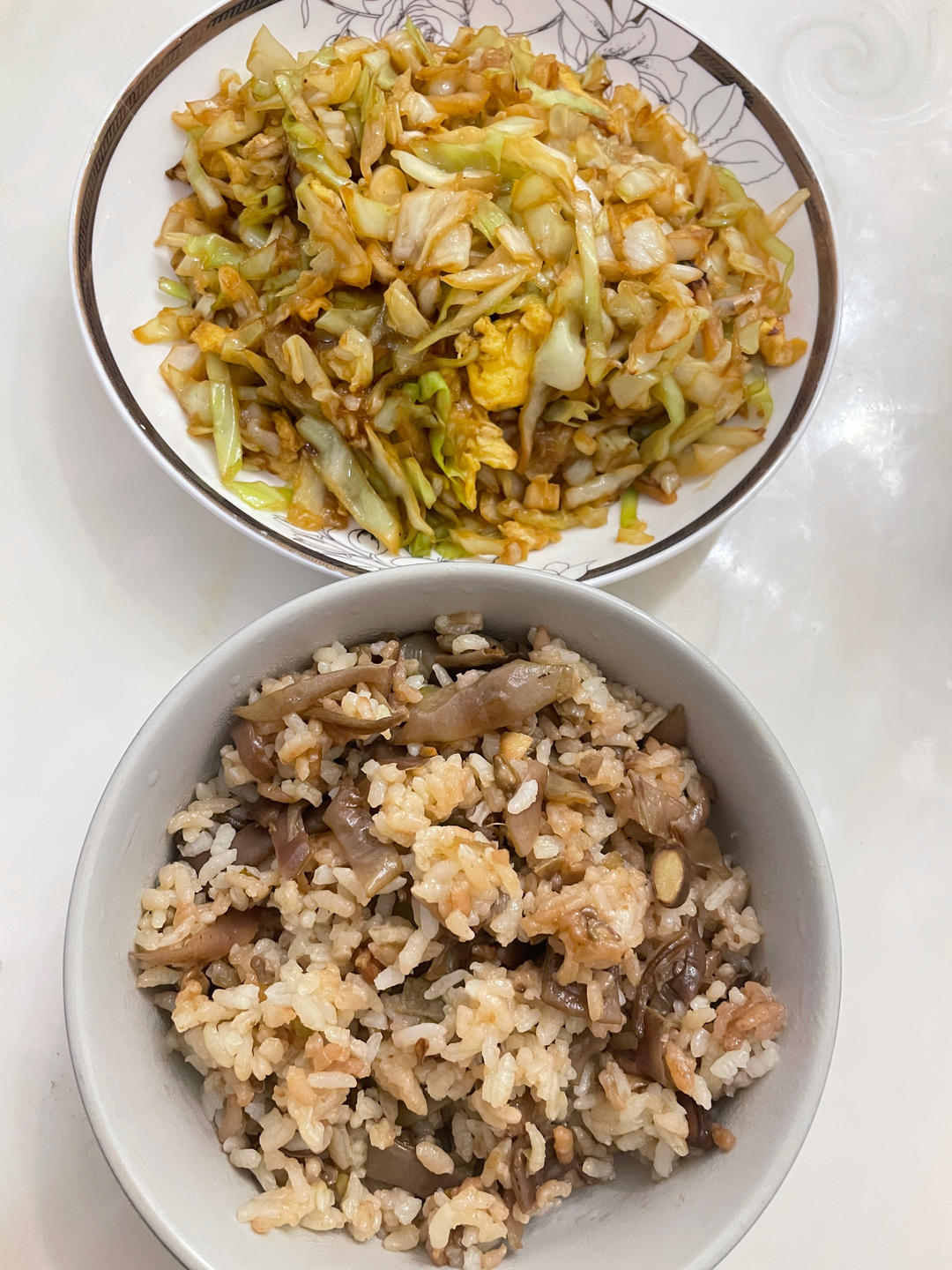 包菜丝炒蛋